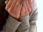 Pissing all over my sweater and the floor 1/16