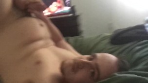 Male Cumslut watches a CEI by Princess Rene & does a Big Self Facial!
