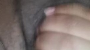 Masturbating and fucking myself with a strap on