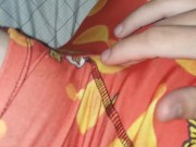 Shhhh! Rubbing myself to orgasm in my best friends bed while she in bed 