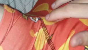 Shhhh! Rubbing myself to orgasm in my best friends bed while she in bed 