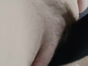 Masturbating my  bushy pinky pussy when i wakew up horny  10/16