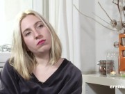 Jane Lotions Her Tasty Pussy then Works Vibrator on her Clit