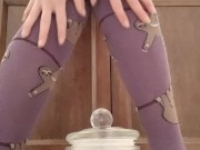 Peeing in a jar 5/16