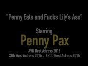 Ginger Bush Babe Penny Pax Rims & Sucks Lily LaBeau's Ass! 1/16