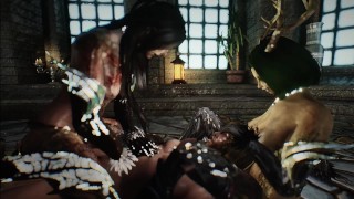skyrim spider queen and Spriggan girl 3p porn - RedTube