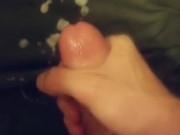 Masturbating with nice cumshot