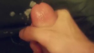 Masturbating with nice cumshot