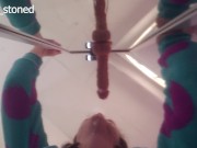 Gem Stoned~Mirror Dildo Deepthroat Practice for Daddy 12/16