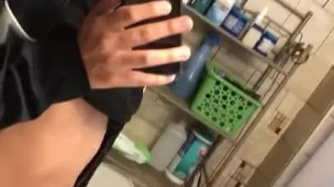 19 year old Latino jerking off session