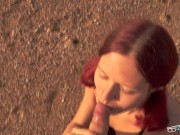 Morning blowjob with cutie teen on the beach. RadkoSports 3/16