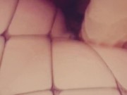 Fucking in fishnets and flanno