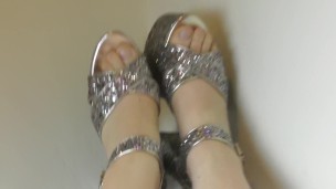 Long Legs & Feet in Platform Heels