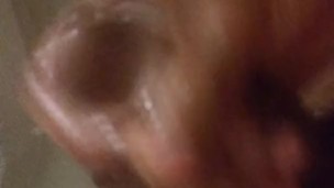 Masturbating in the shower