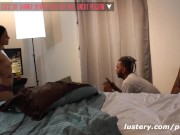 Stunning Latina Distracts Her Man From His Video Game
