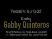 Mexican Milf Gabby Quinteros Dildo Stuffs Her Mature Muff! 1/16