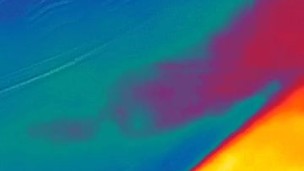 Flir cumming in car thermal video