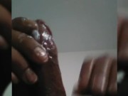 STROKING THICK BLACK DICK - Screenshot 16 of 16 - HD
