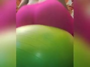 Bouncing Ass On Exercise Ball - Screenshot 2 of 16 - Bubble Butt
