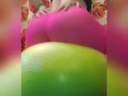 Bouncing Ass On Exercise Ball - Screenshot 8 of 16 - Fat Ass
