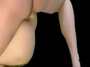 It hurts, it's not that hole!  - painful anal with ending in the ass 12/16