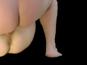 It hurts, it's not that hole!  - painful anal with ending in the ass 3/16