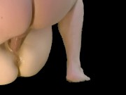 It hurts, it's not that hole!  - painful anal with ending in the ass 5/16