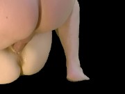 It hurts, it's not that hole!  - painful anal with ending in the ass 6/16