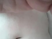 Wet and Moaning, fingering in the bath 2/16