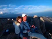 Risky Public fuck on a cliff. Amateur Mia Bandini 16/16