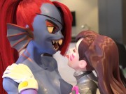 Deep Kissing - Undyne & D.va - Ayasz 1/16