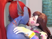 Deep Kissing - Undyne & D.va - Ayasz 11/16