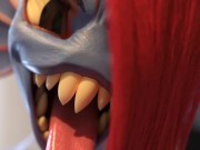 Deep Kissing - Undyne & D.va - Ayasz 12/16