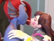 Deep Kissing - Undyne & D.va - Ayasz 8/16