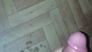 gran paja de media noche con mucha leche para tragar