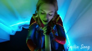Captain Marvel (Avengers) Skrull Suck and Fuck (Extended Preview)
