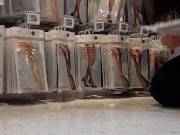 Buying Pantyhose and then Peeing in them 6/16