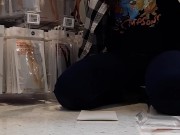 Buying Pantyhose and then Peeing in them 7/16
