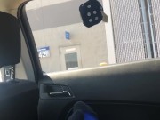 socked feet at walmart auto centre