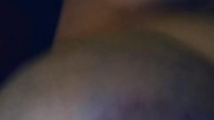 Licking my own big tits!