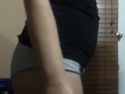 White girl booty