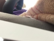 Testing new toy in parking before going home 2/16