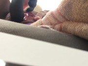 Testing new toy in parking before going home 6/16