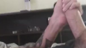 Morning jerk off and cum shot
