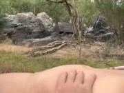 Nude River Handjob and Cumshot