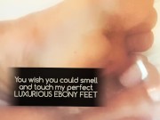 Luxury Findom Foot Worship Ebony Latina FemDom 4/16