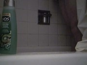 Jerking off in the shower. (sex toy giveaway at 500 likes)