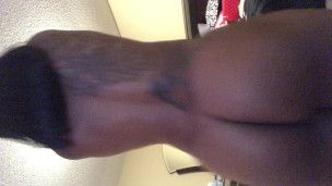 Ebony Ass Clapping while mom in the next room