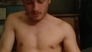 Jerking off after work