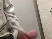 Jerking in a jersey bathroom